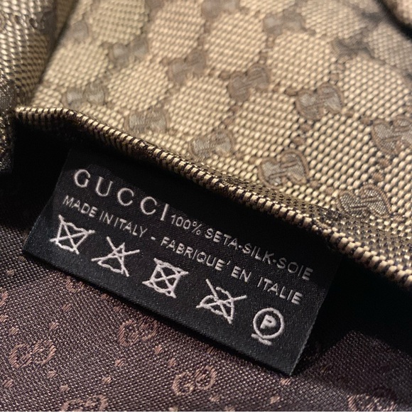 Gold Gucci Tie - Picture 4 of 5